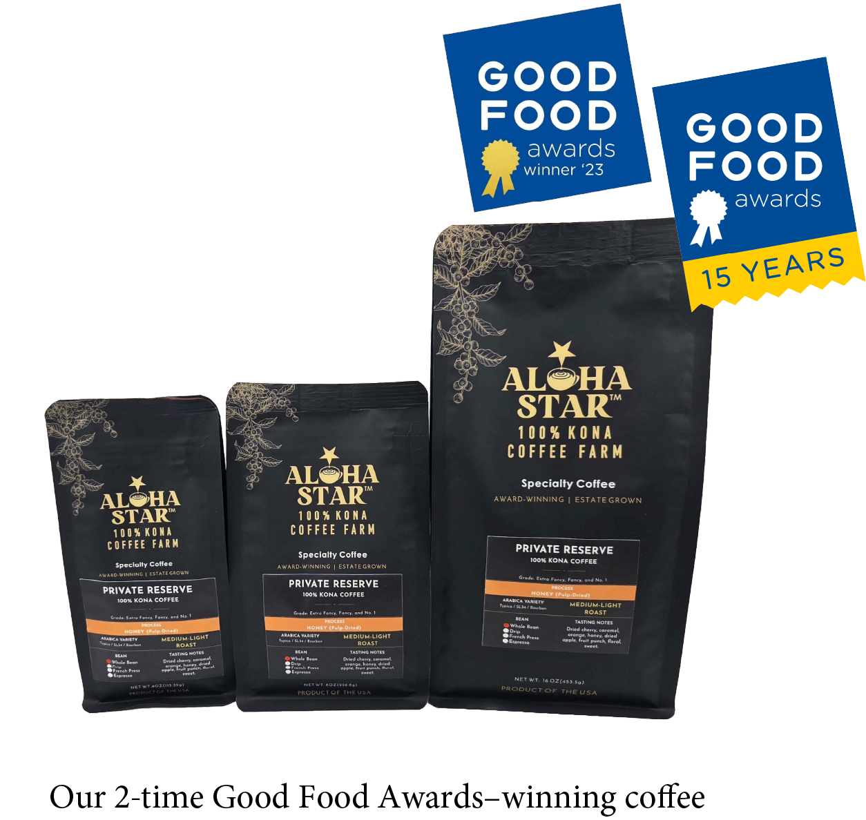 Buy farm-direct 100% Kona Coffee Private Reserve Honey process